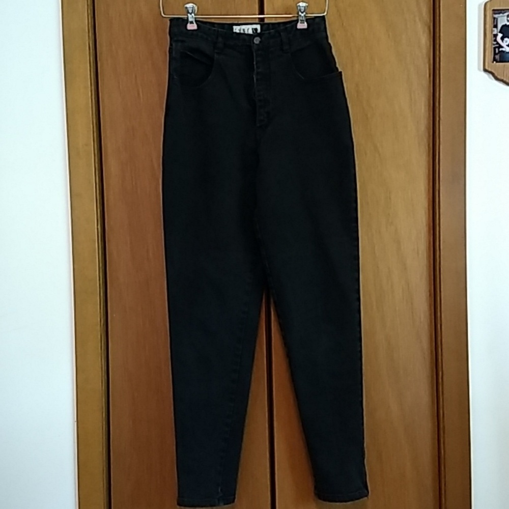 Black Sync Union Bay Women’s Mid Rise 5 Pocket Stretch Skinny Jeans (Size 12)